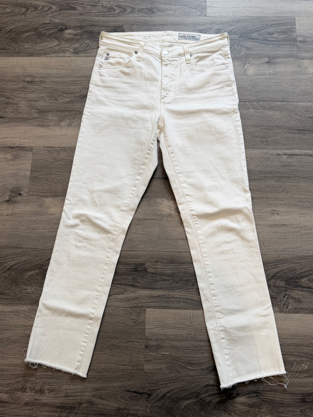 AG Adriano Goldschmied Mari High Rise Slim Straight Jeans - slightly cropped